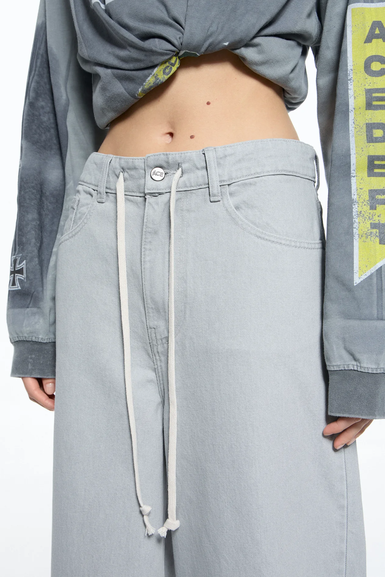 Sand Ace Jeans Gray