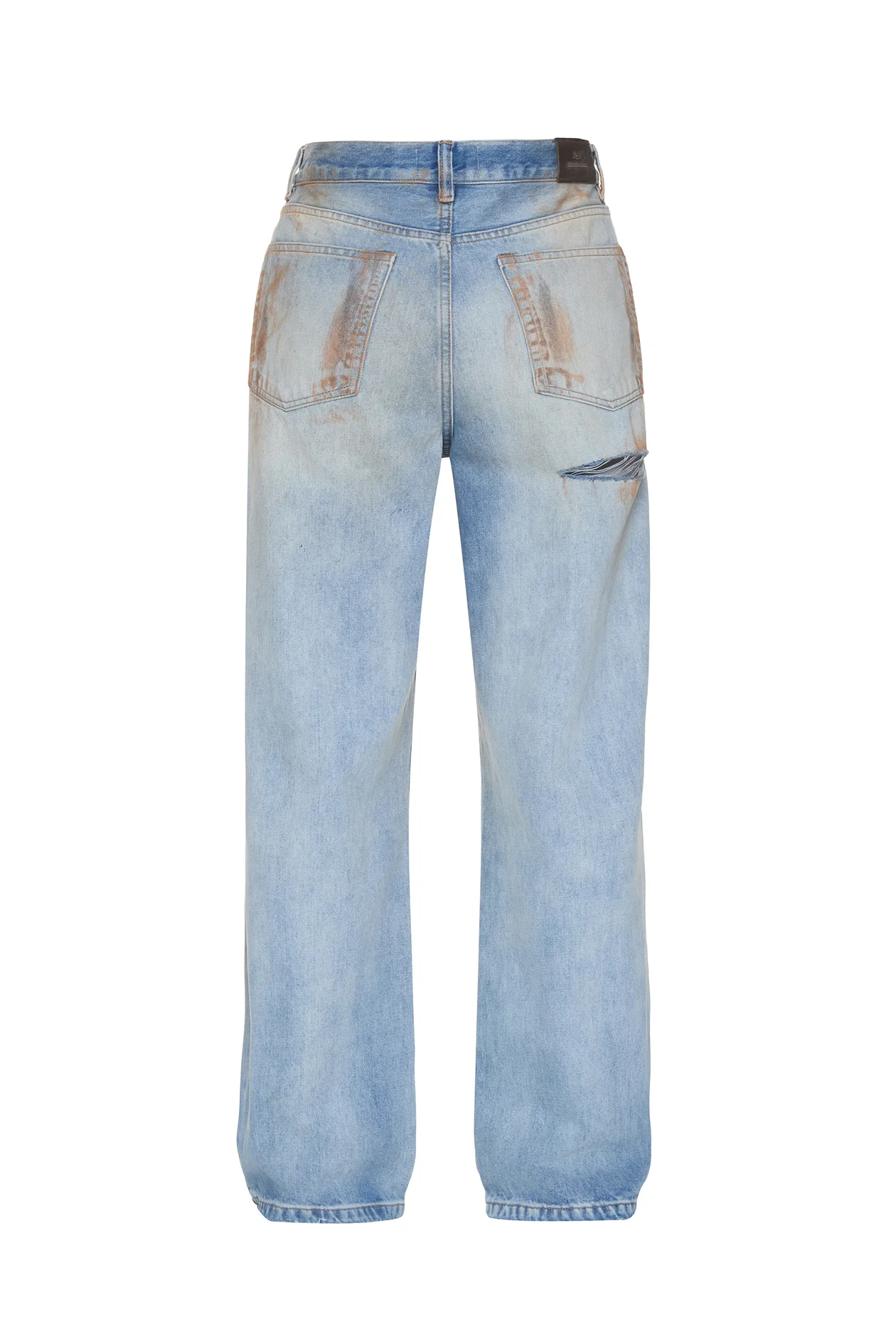 Ace Abstract Worker Jeans Blue
