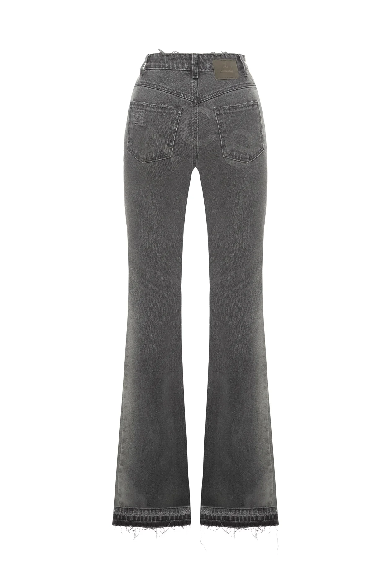 Flared Ash Fade Jeans Gray