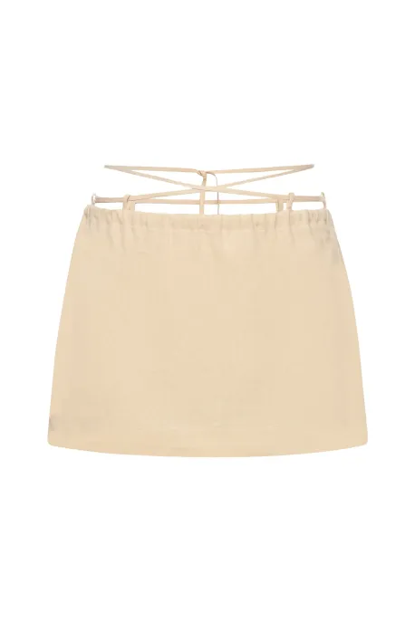 Jardin de Hemp Skirt Yellow