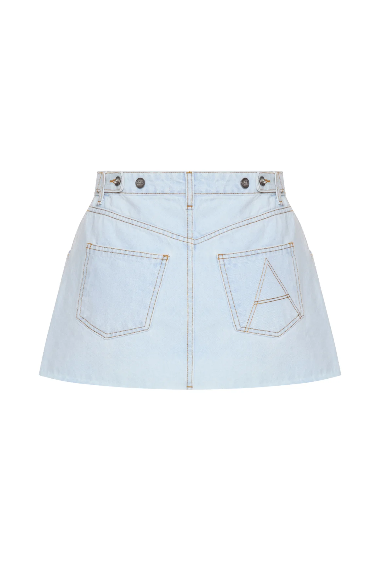 Dusty Mini Skirt Light Blue