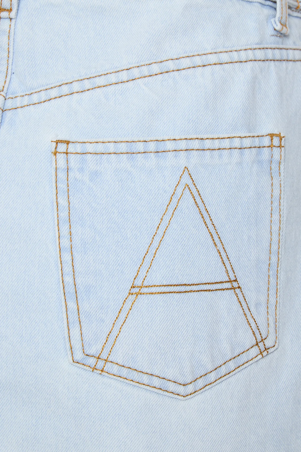 Dusty Mini Skirt Light Blue