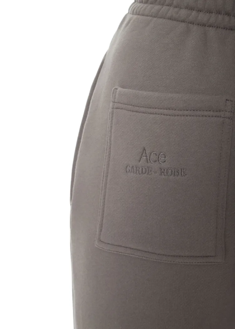 Штани прямого крою Асе Garde-Robe коричневі