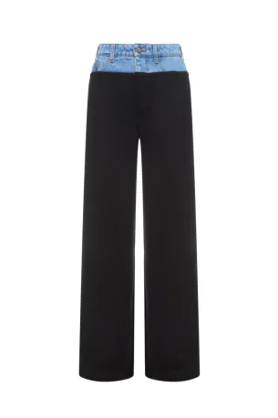 Штани half-jeans ‘Асе Garde-Robe чорні