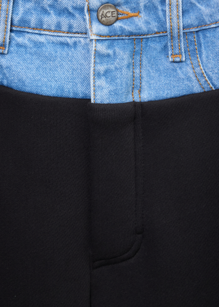 Штани half-jeans ‘Асе Garde-Robe чорні