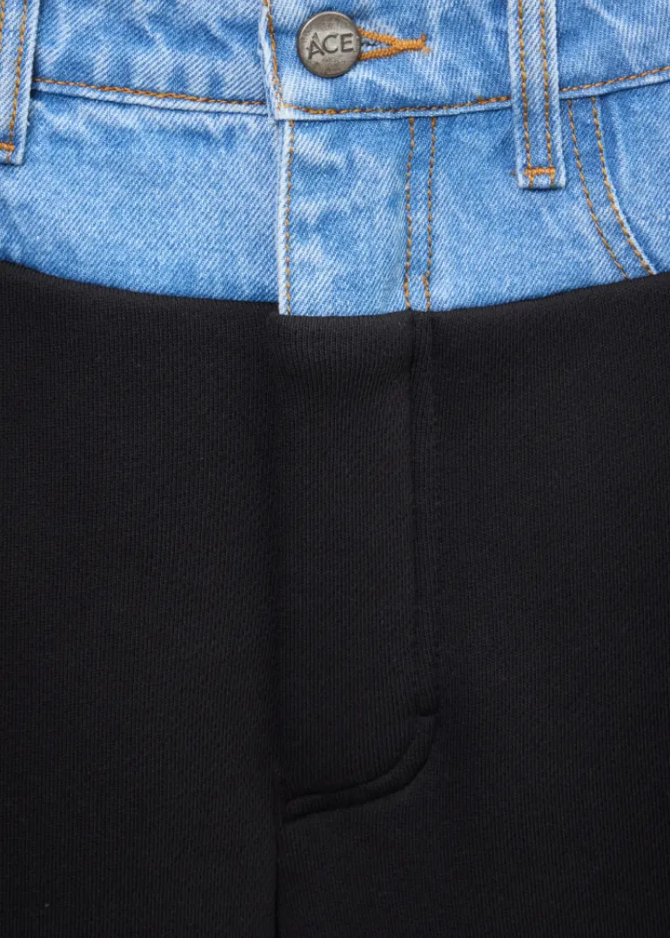 Штани half-jeans ‘Асе Garde-Robe чорні