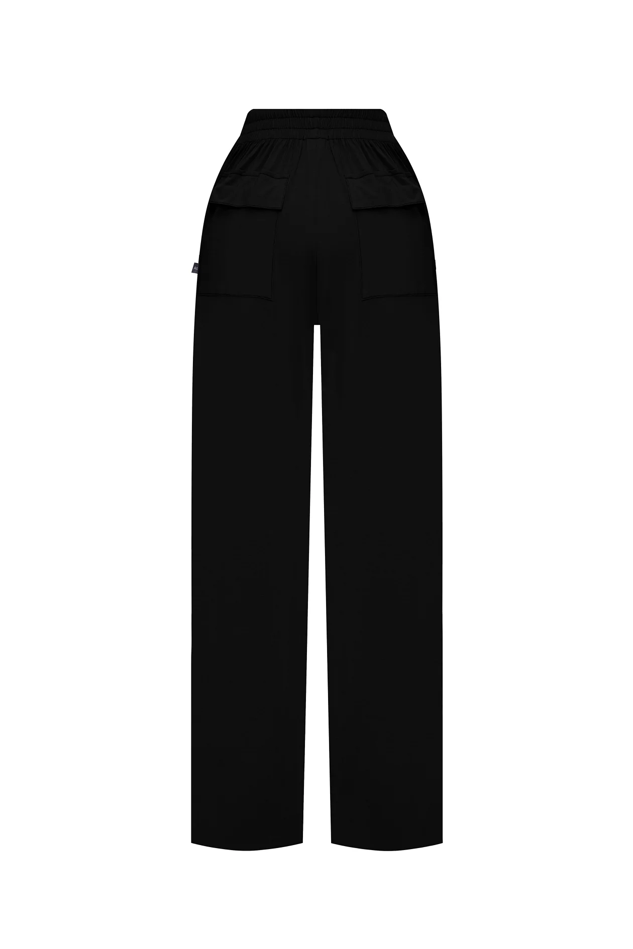 Silky Viscose Pants Black