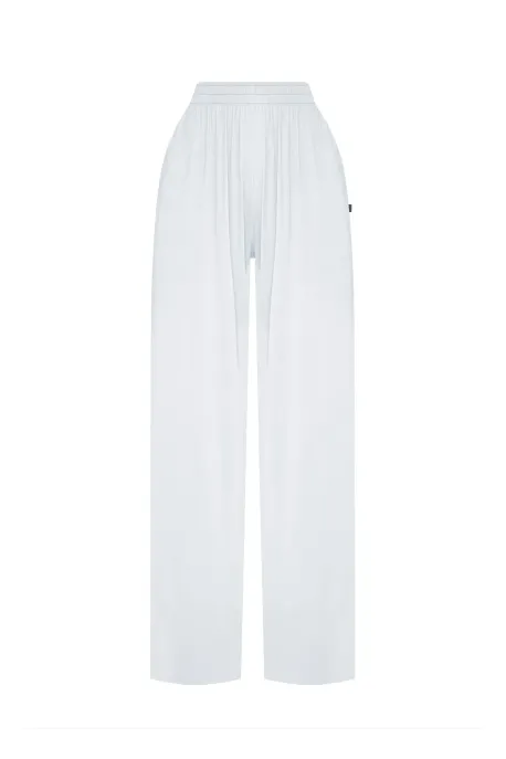Silky Viscose Pants Milk