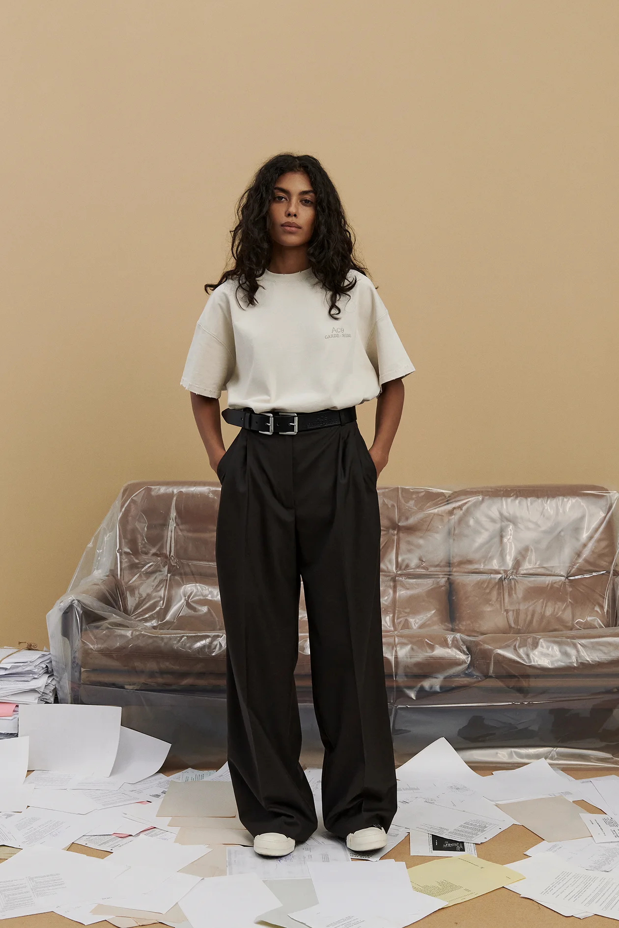 Classy Garde-Robe Pants Brown