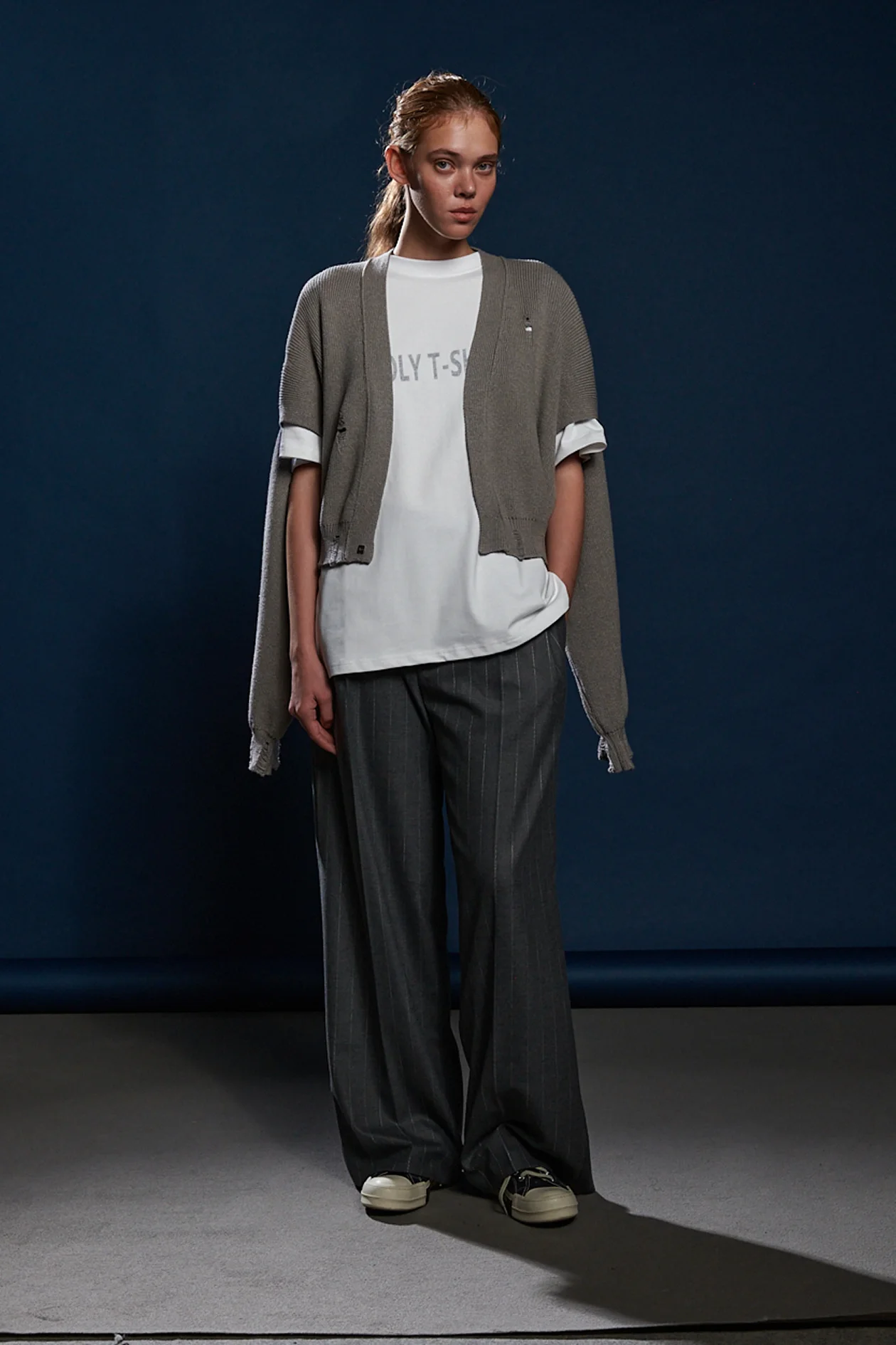 Classy Garde-Robe Pants Gray