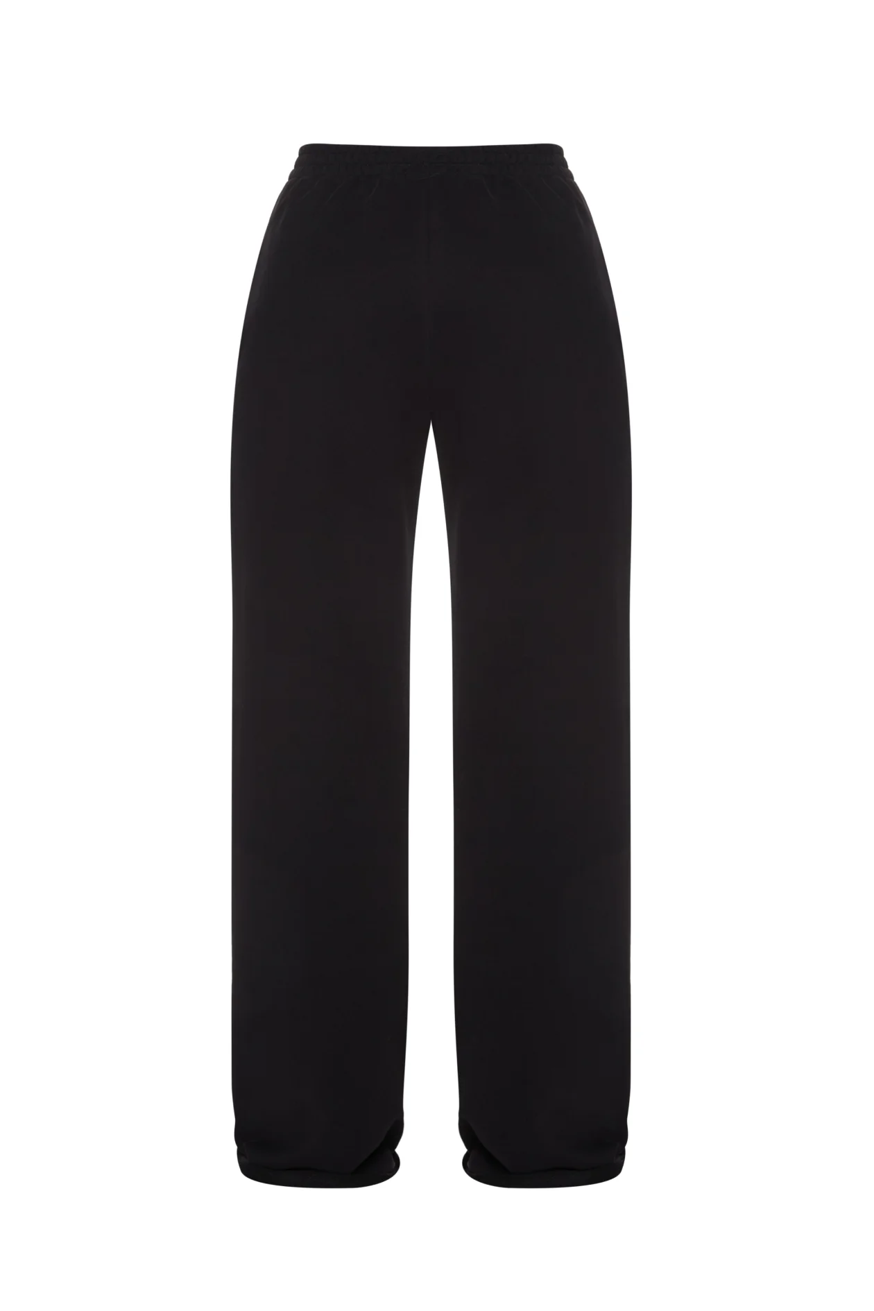 Straight-Leg Pants Black