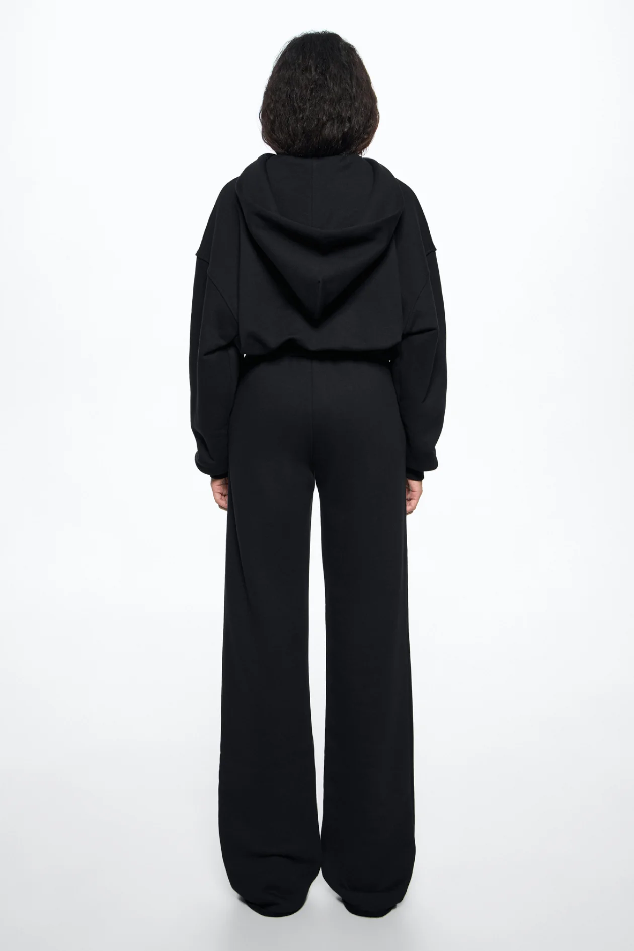 Straight-Leg Pants Black