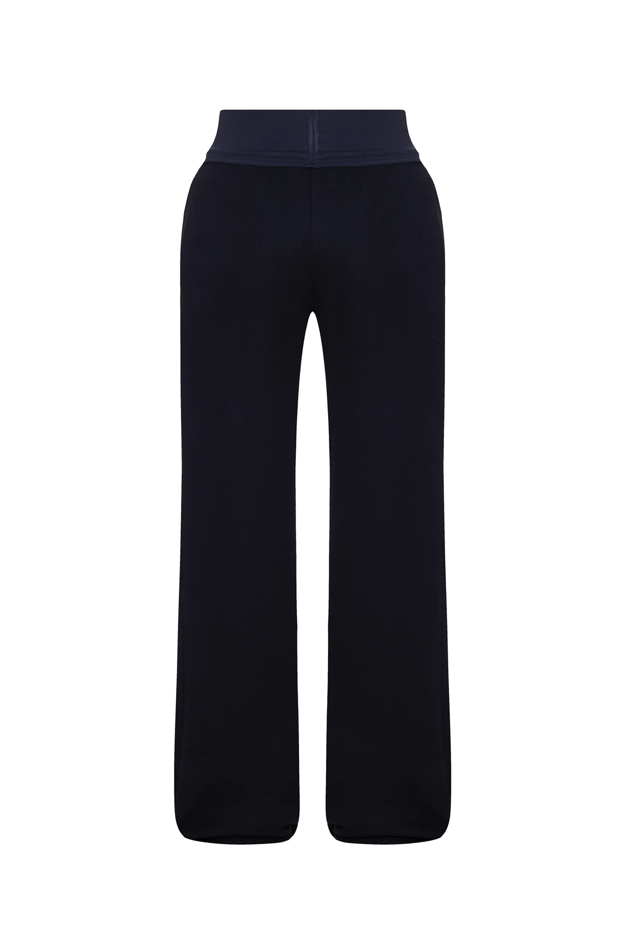 Ace Theory Wide-Waistband Pants Blue