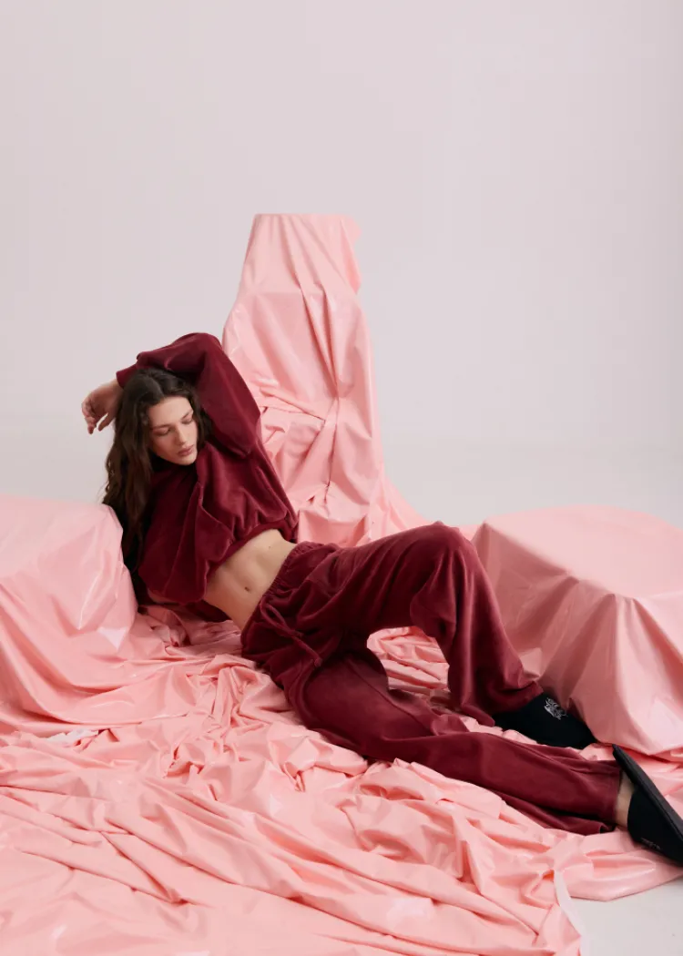 Штани Ace Bunny burgundy