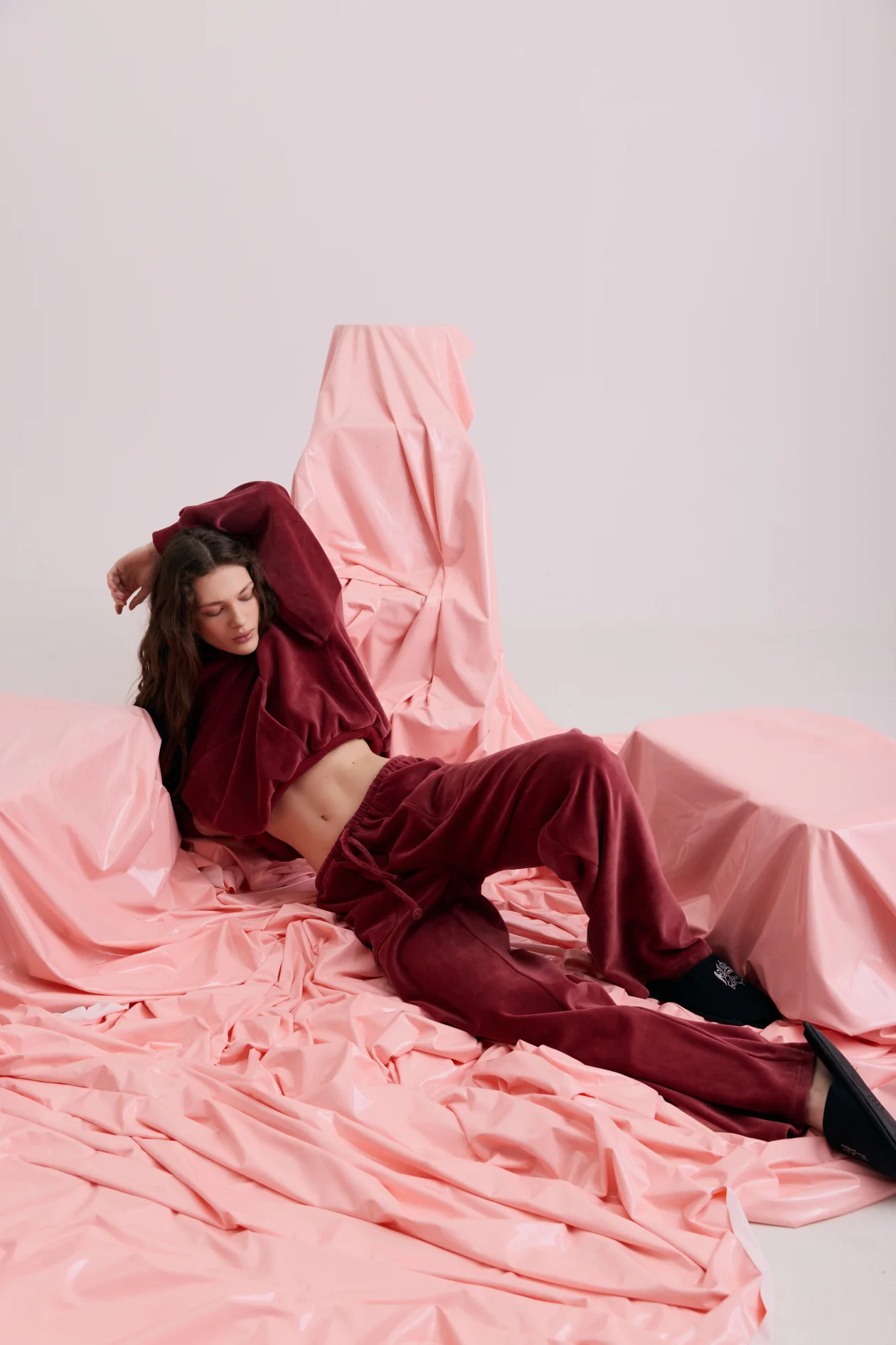 Ace Bunny Pants Burgundy