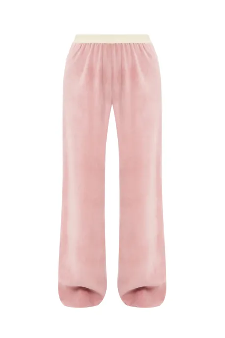 Velour Forbidden Relics Pants Pink
