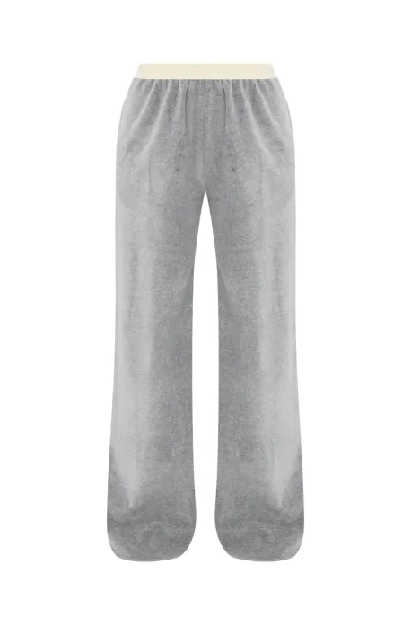 Velour Forbidden Relics Pants Gray