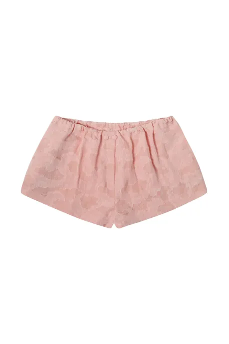 St. Barth Textured Mini Shorts Dusty Rose