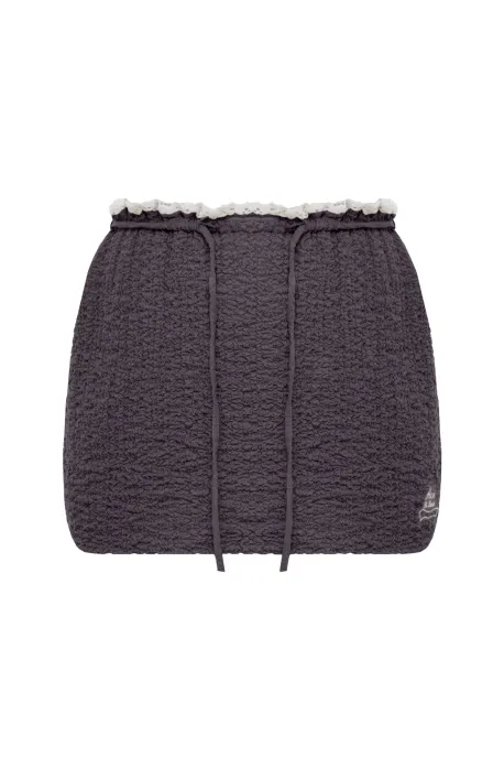St. Barth Mini Skirt Graphite