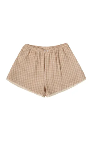 Шорти в клітинку Ajour St.Barth beige