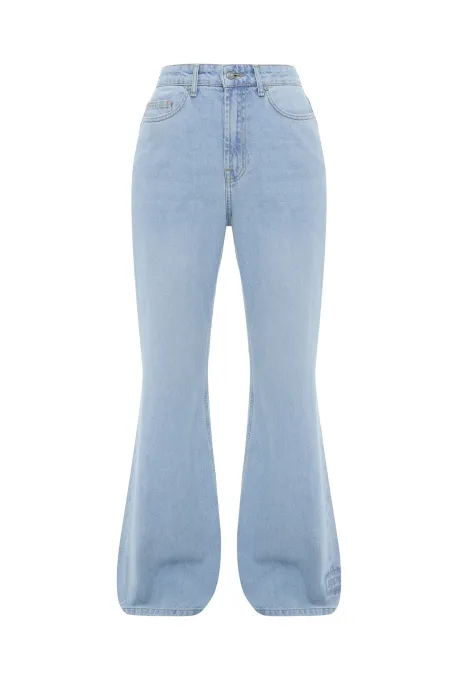 Flared Forbidden Relics Jeans Light Blue