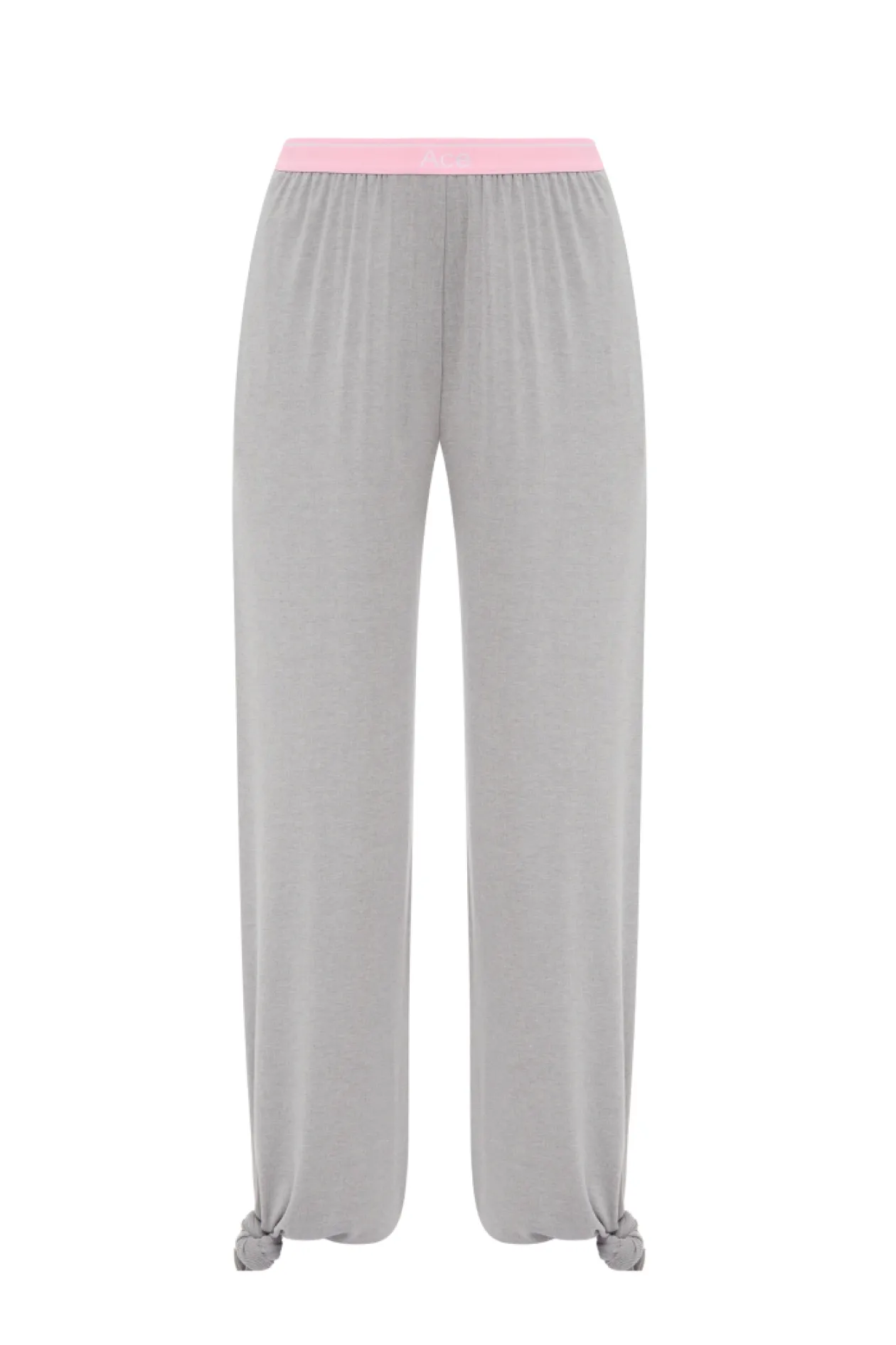Ace Forbidden Relics Ribbed Pants Gray
