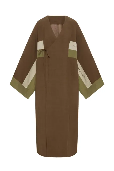 Jardin de Hemp Kaftan Brown