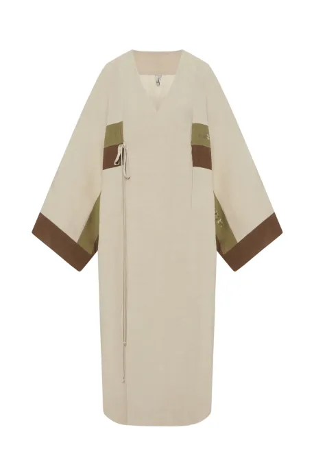 Jardin de Hemp Kaftan Gray