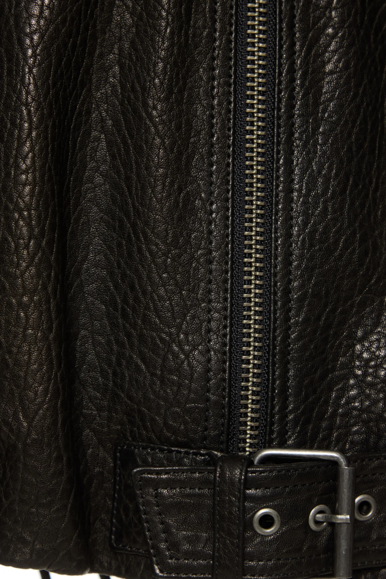 Oversized Biker Jacket Black