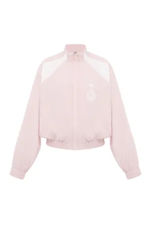 Nylon Cropped Windbreaker