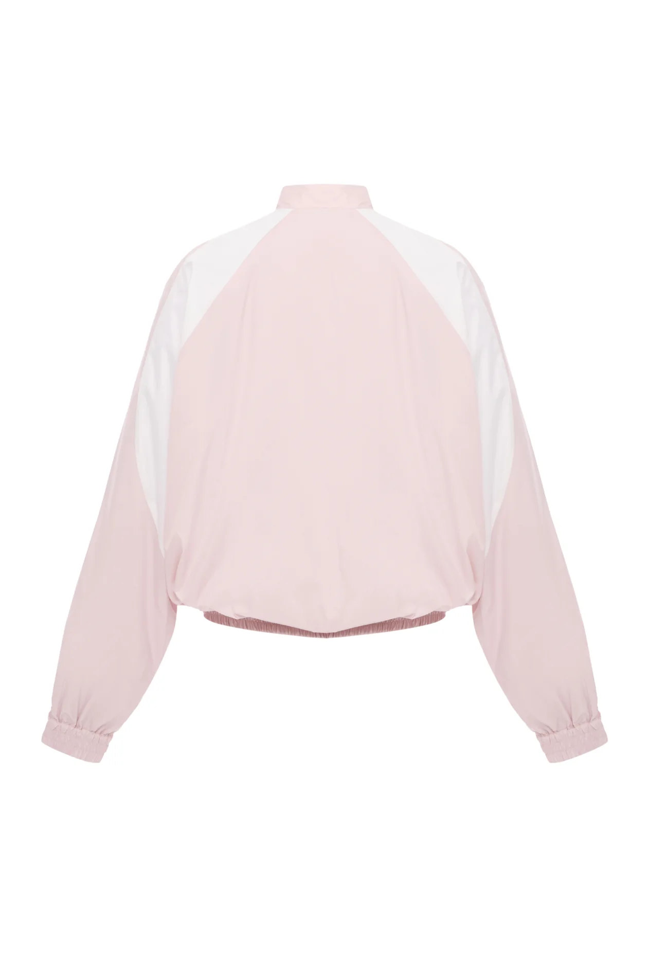 Nylon Cropped Windbreaker Pink