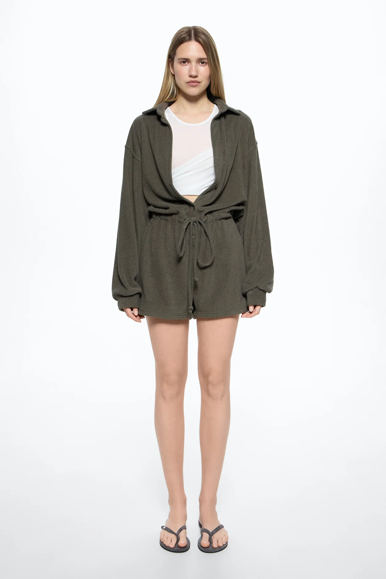 After Spa Jumpsuit Khaki