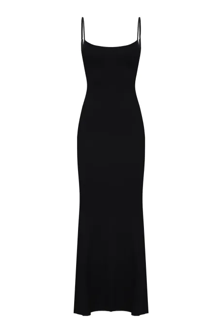 Skin Dress Black