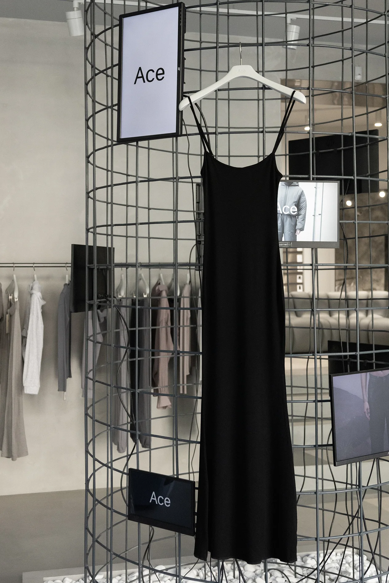 Skin Dress Black