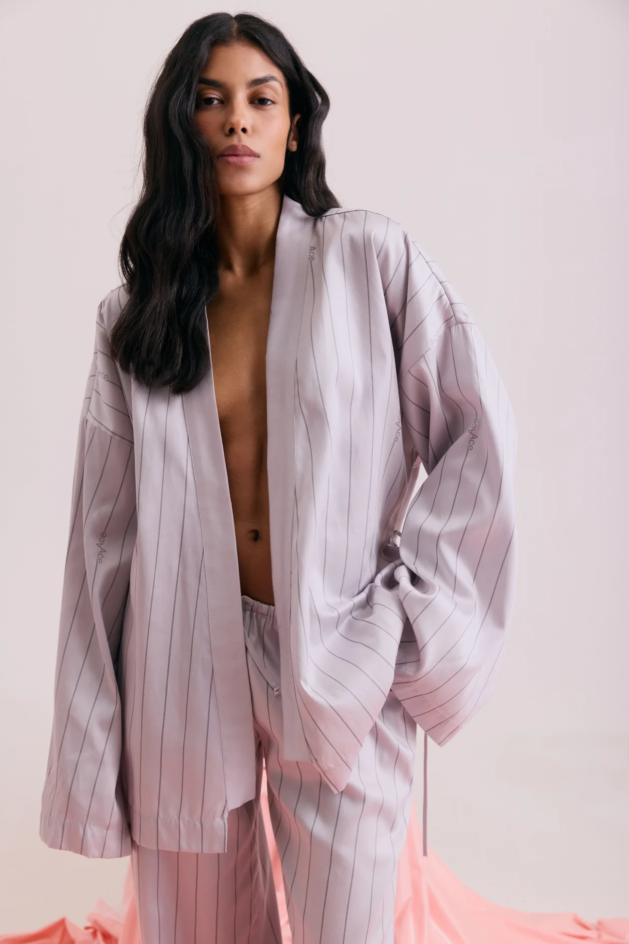 Ace Classy Pajama Kimono Gray
