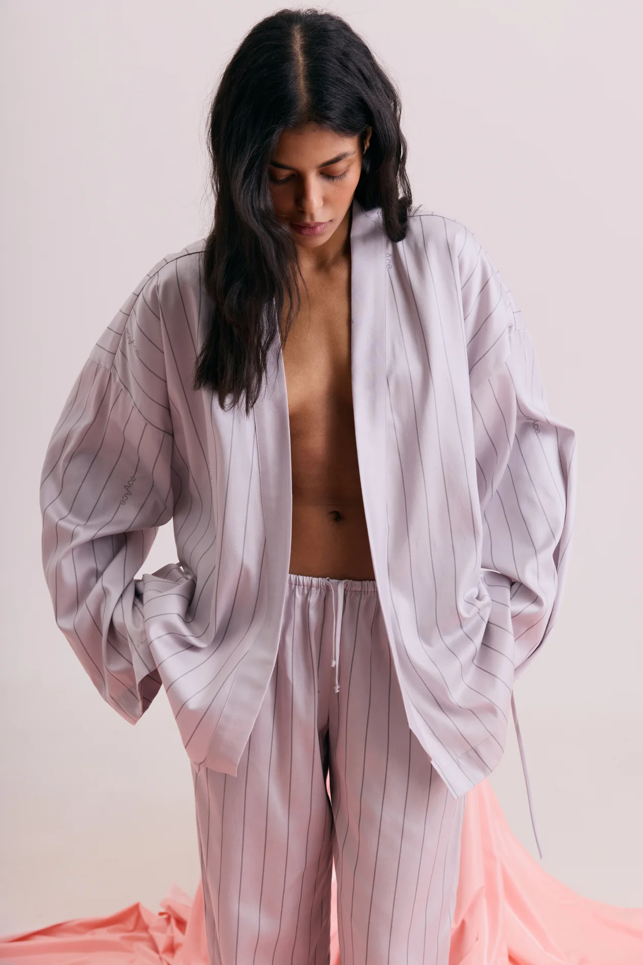 Ace Classy Pajama Kimono Gray