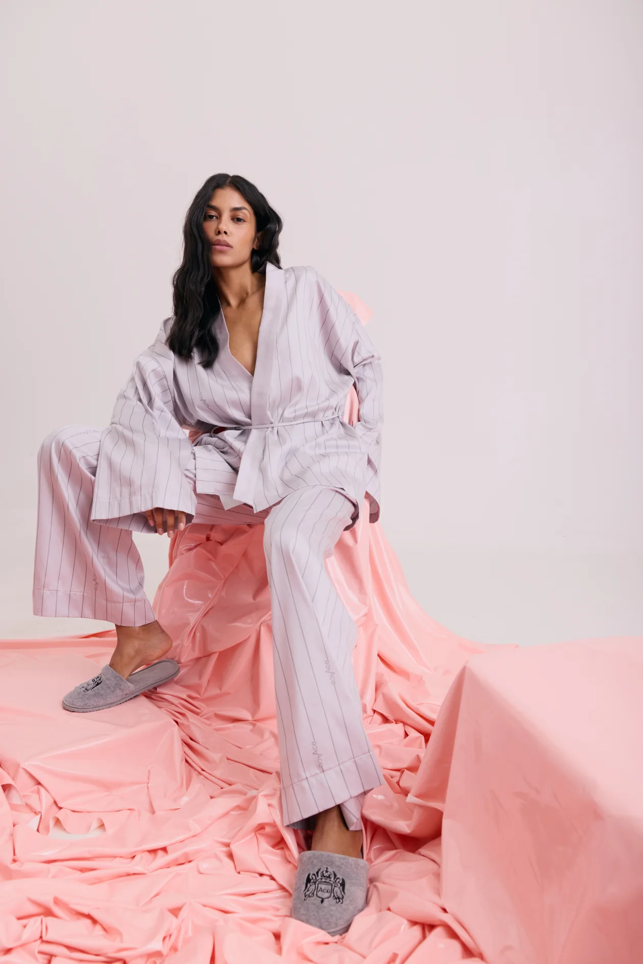 Ace Classy Pajama Kimono Gray