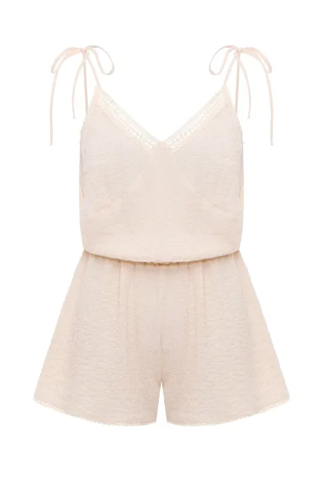 Ajour St. Barth Jumpsuit Beige