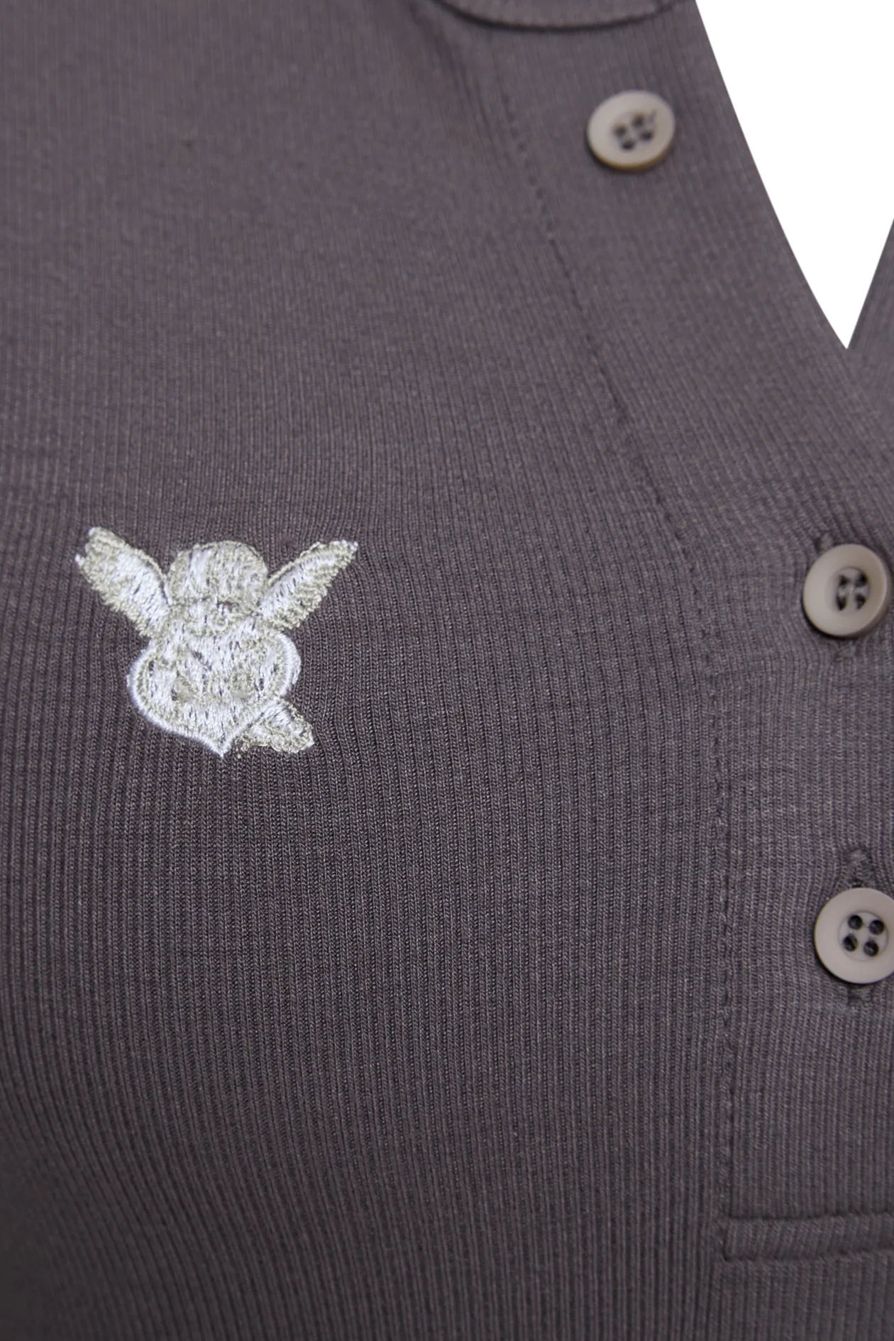 Angel Long-Sleeve Top Graphite