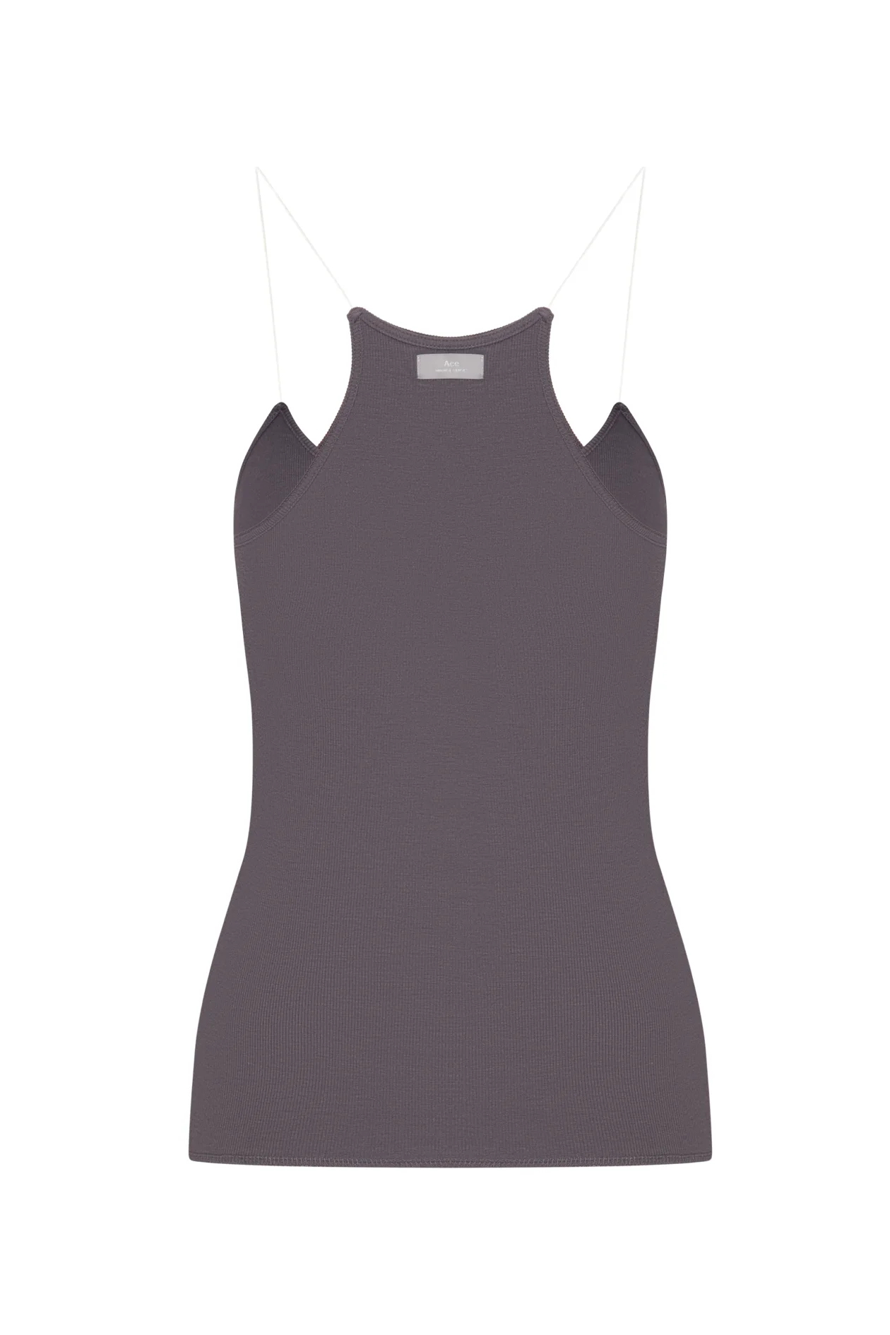 Hidden Straps Tank Top Graphite