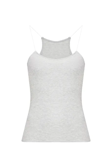 Hidden Straps Tank Top Melange