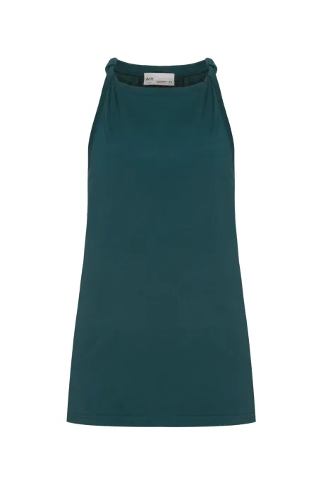 Knot Tank Top Emerald