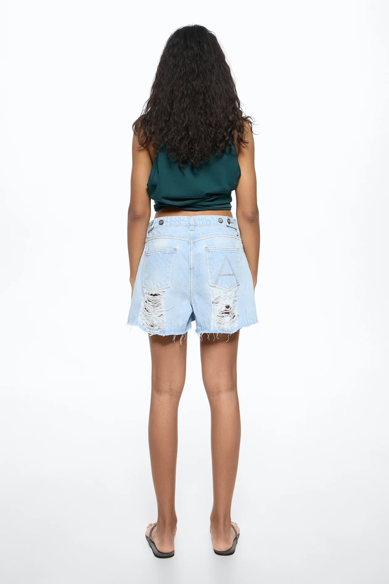 Knot Tank Top Emerald