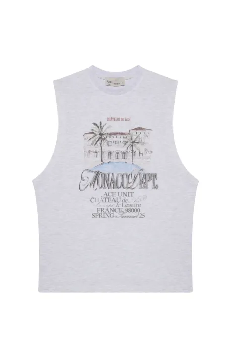 Logo Print Monaco Tank Top Melange