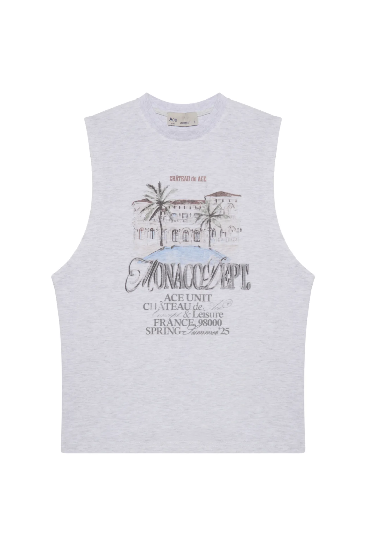 Logo Print Monaco Tank Top Melange