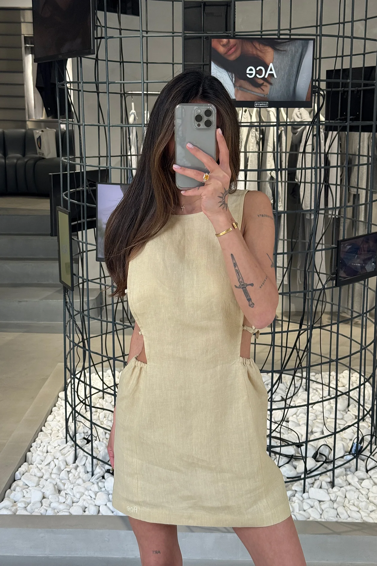 Jardin de Hemp Sundress Yellow