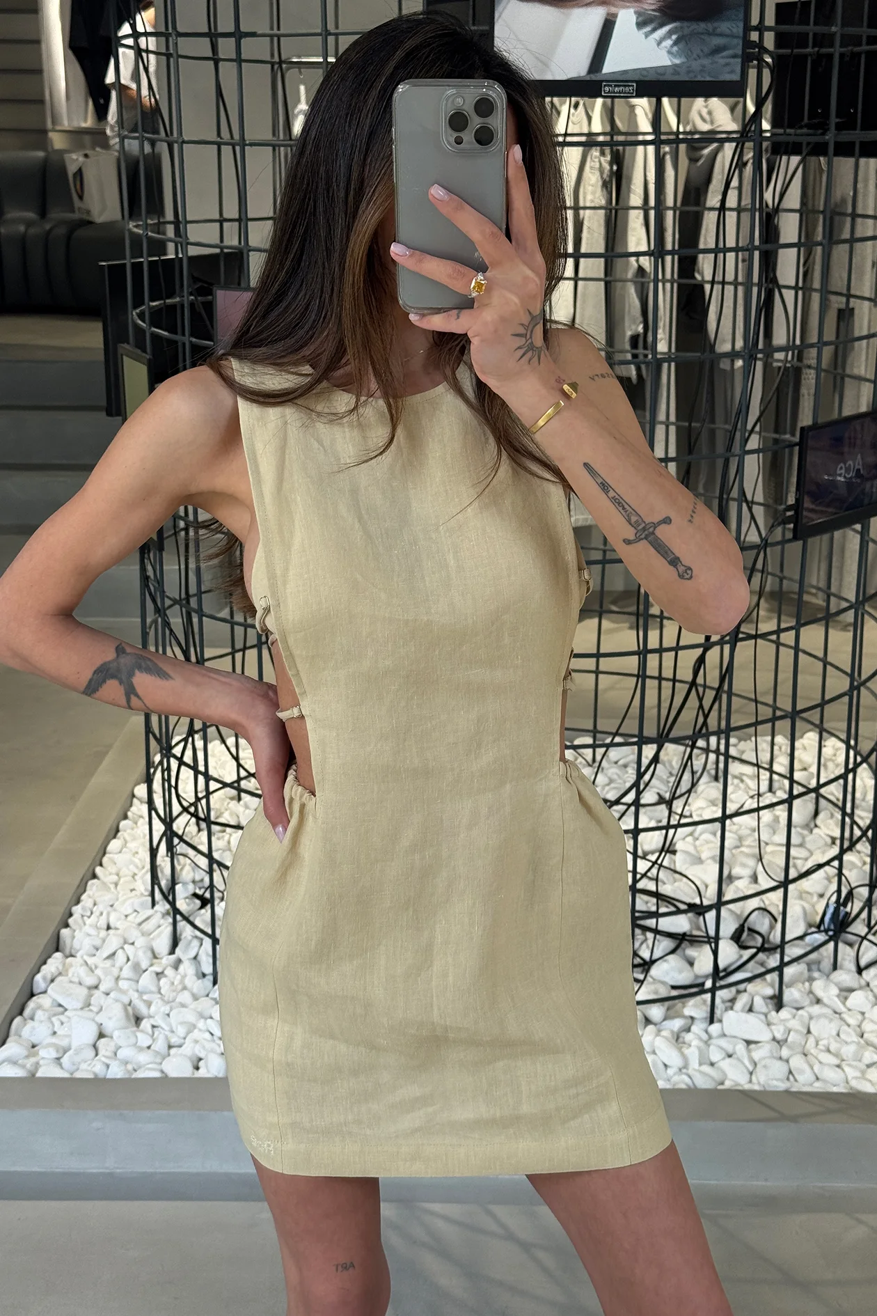 Jardin de Hemp Sundress Yellow