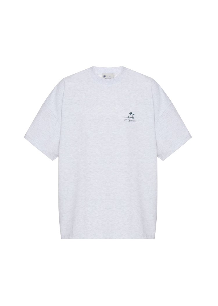 Футболка COTE DAZUR 0.R gray melange
