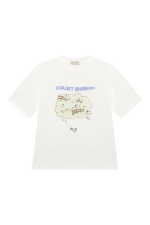 Футболка Kids Count Sheep Молочна