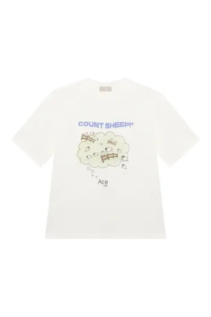 Kids Count Sheep T-Shirt Milk